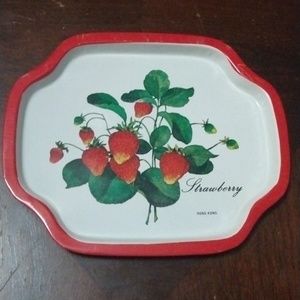 Tin strawberry tray